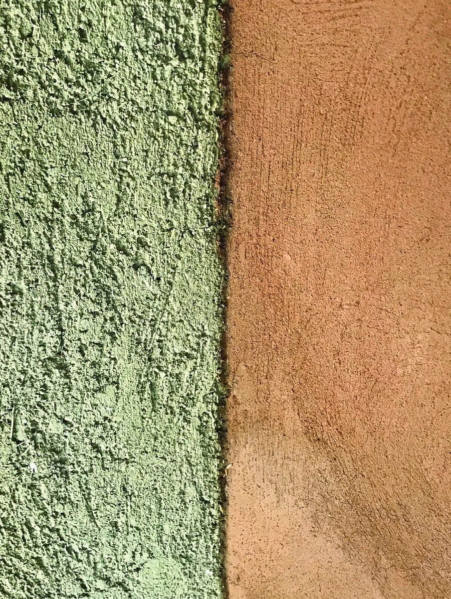 Cob. Two finishes tested side by side