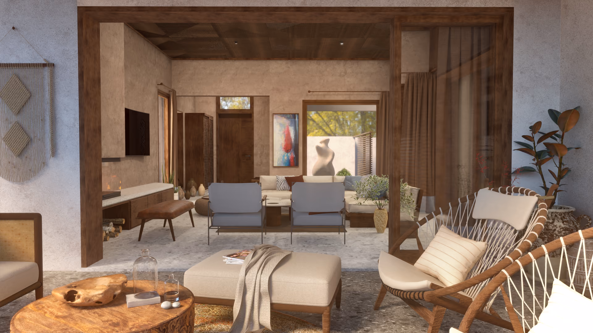 Fu House, visuals
