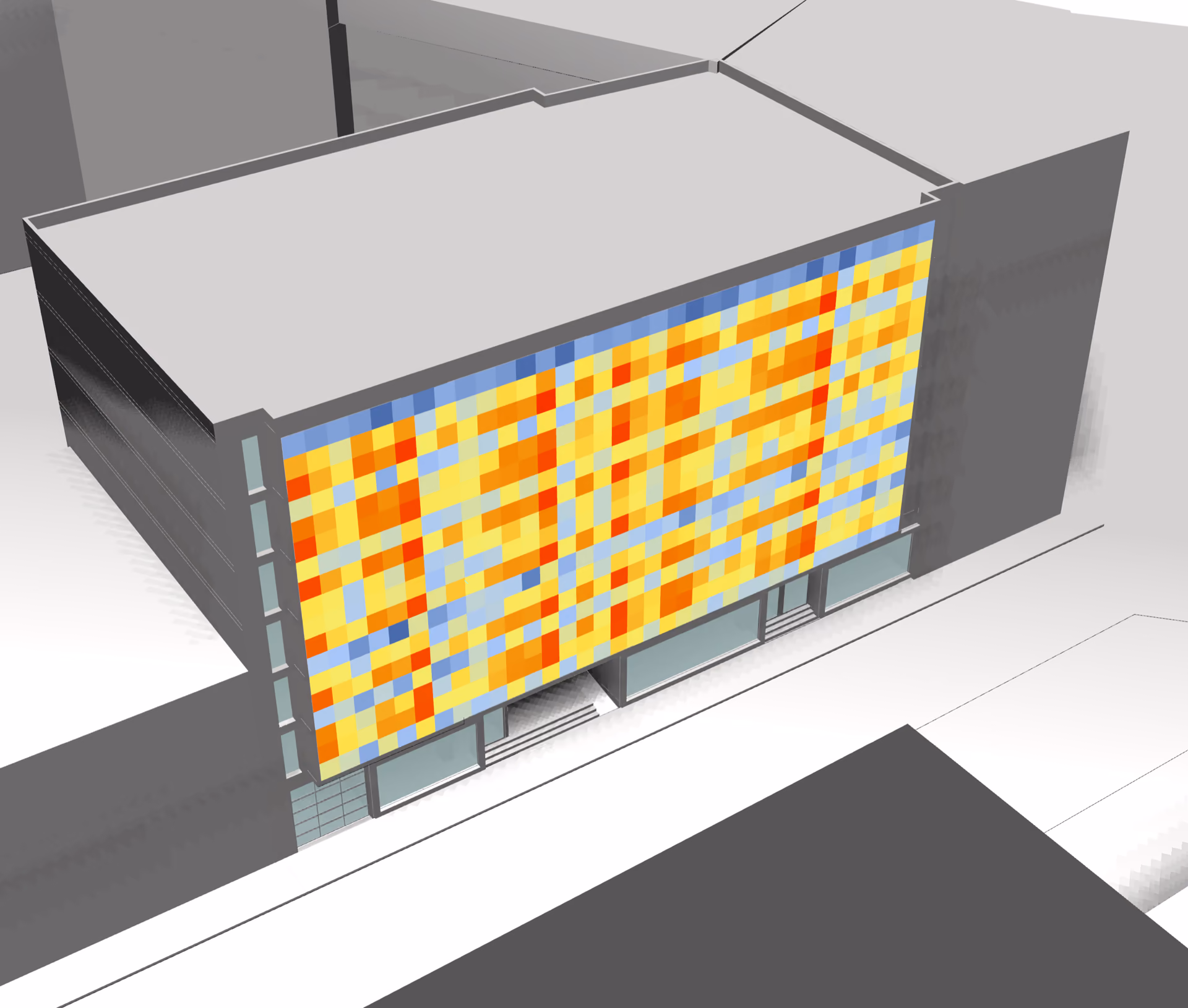 Montrö Business Center – Facade, process