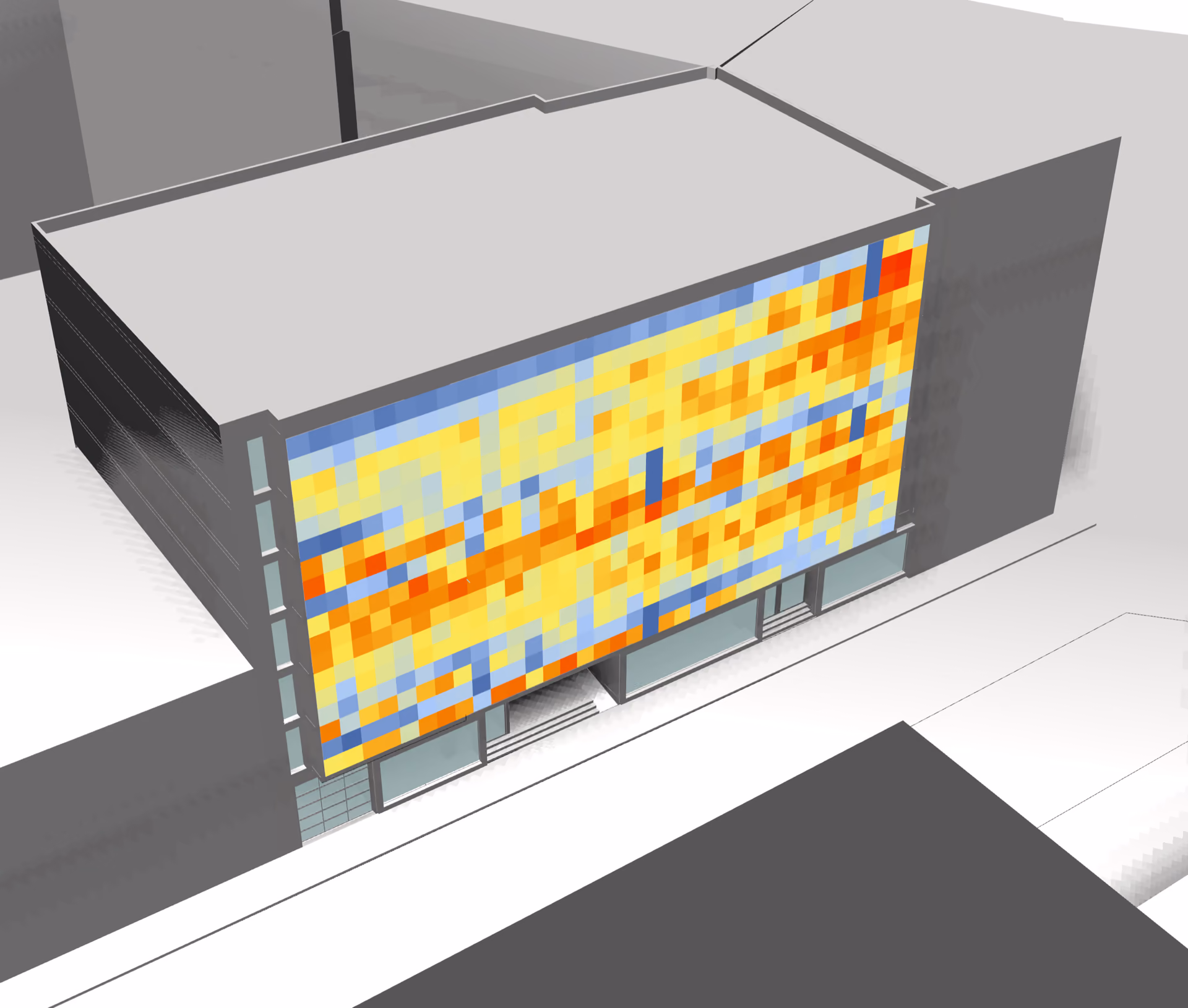 Montrö Business Center – Facade, process