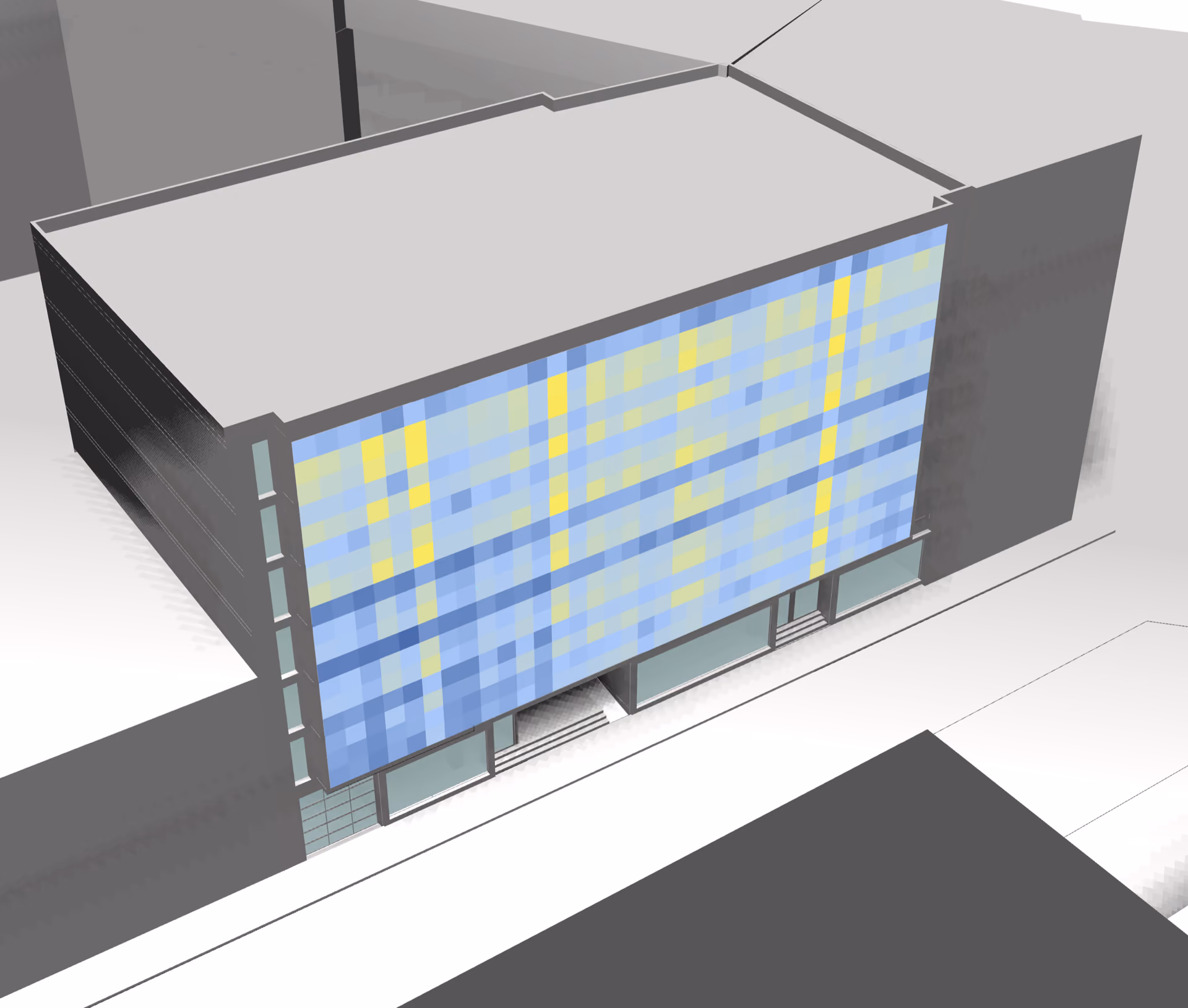 Montrö Business Center – Facade, process