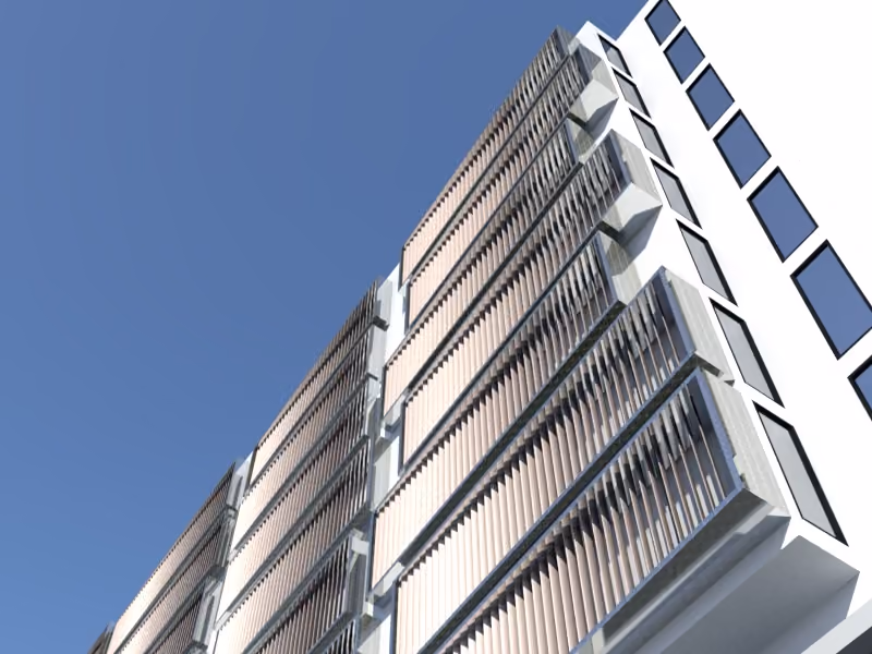 Montrö Business Center – Facade, visuals