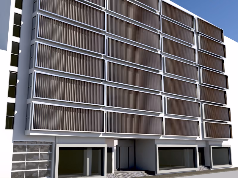 Montrö Business Center – Facade, visuals