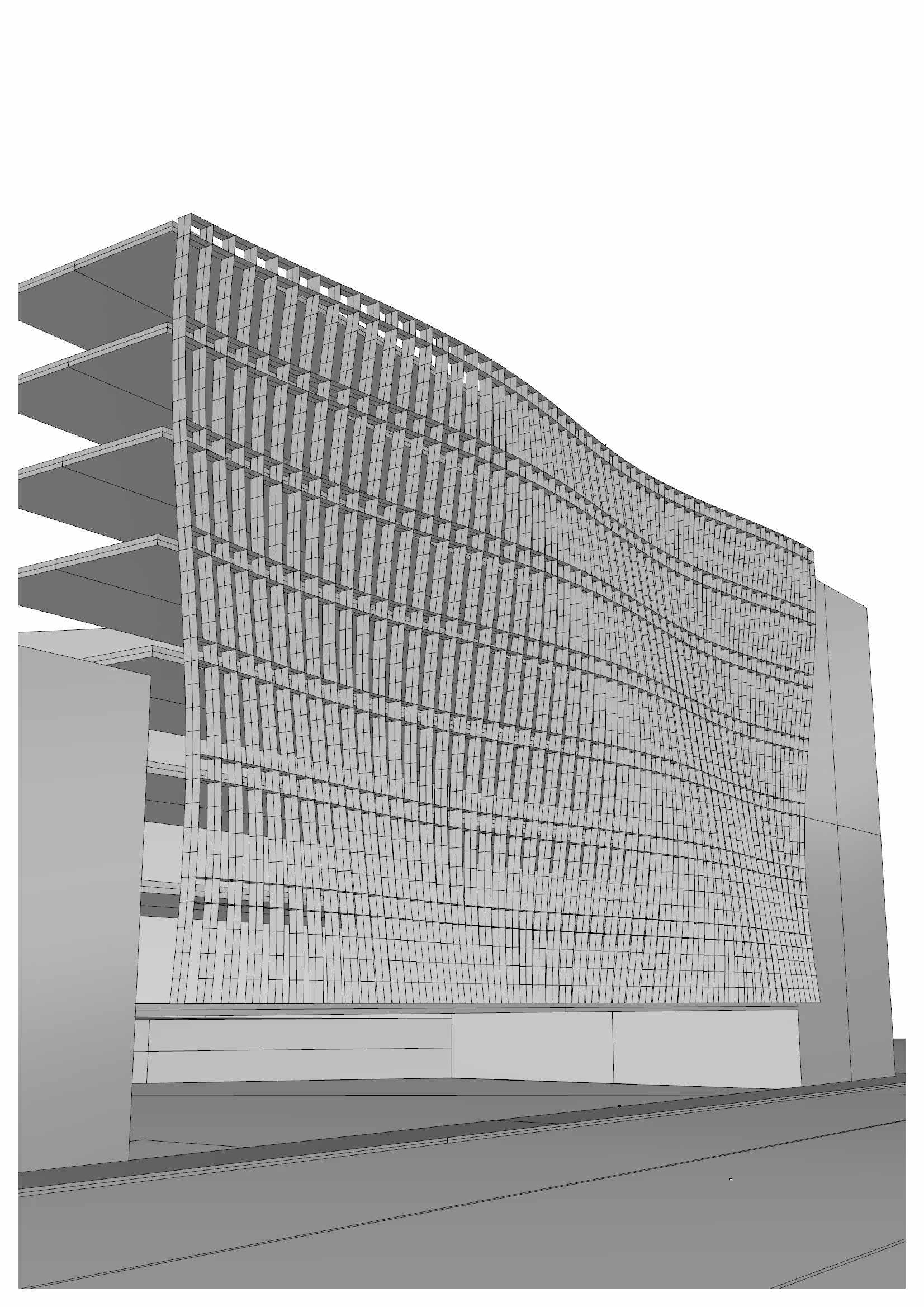 Montrö Business Center – Facade, visuals