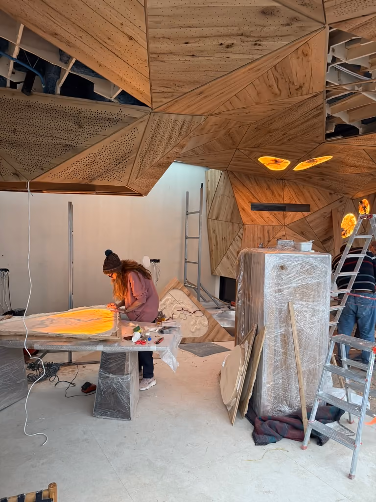 The Cocoon, process