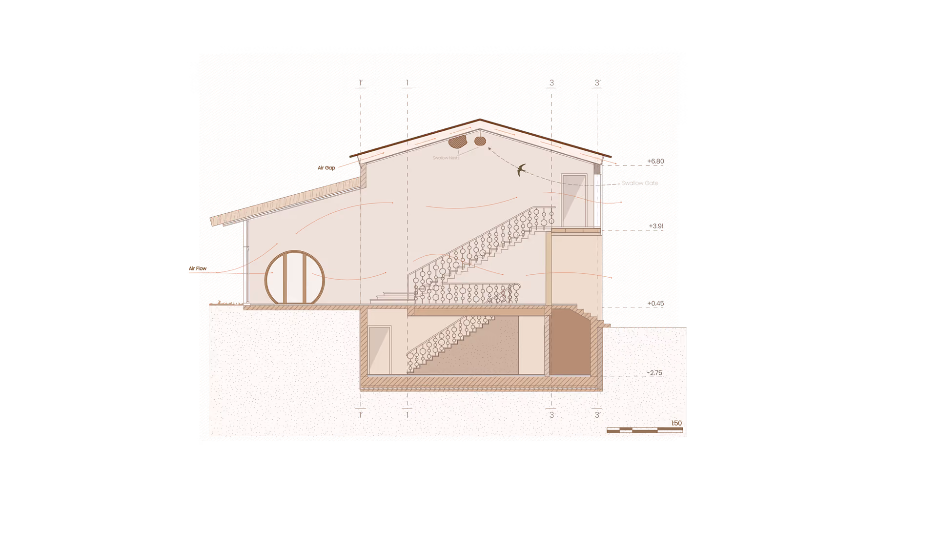 Pachamama Hotel, drawings