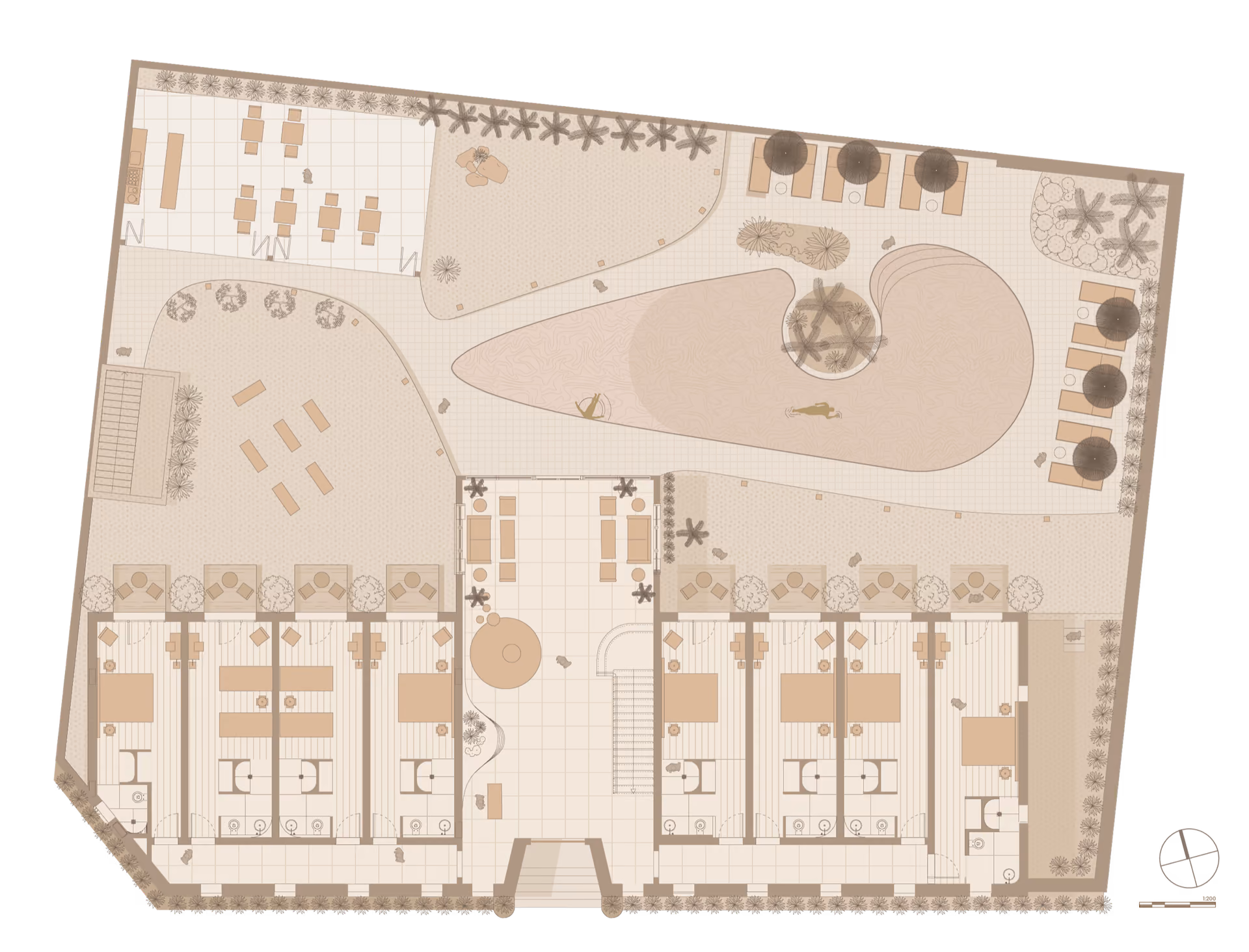 Pachamama Hotel, drawings