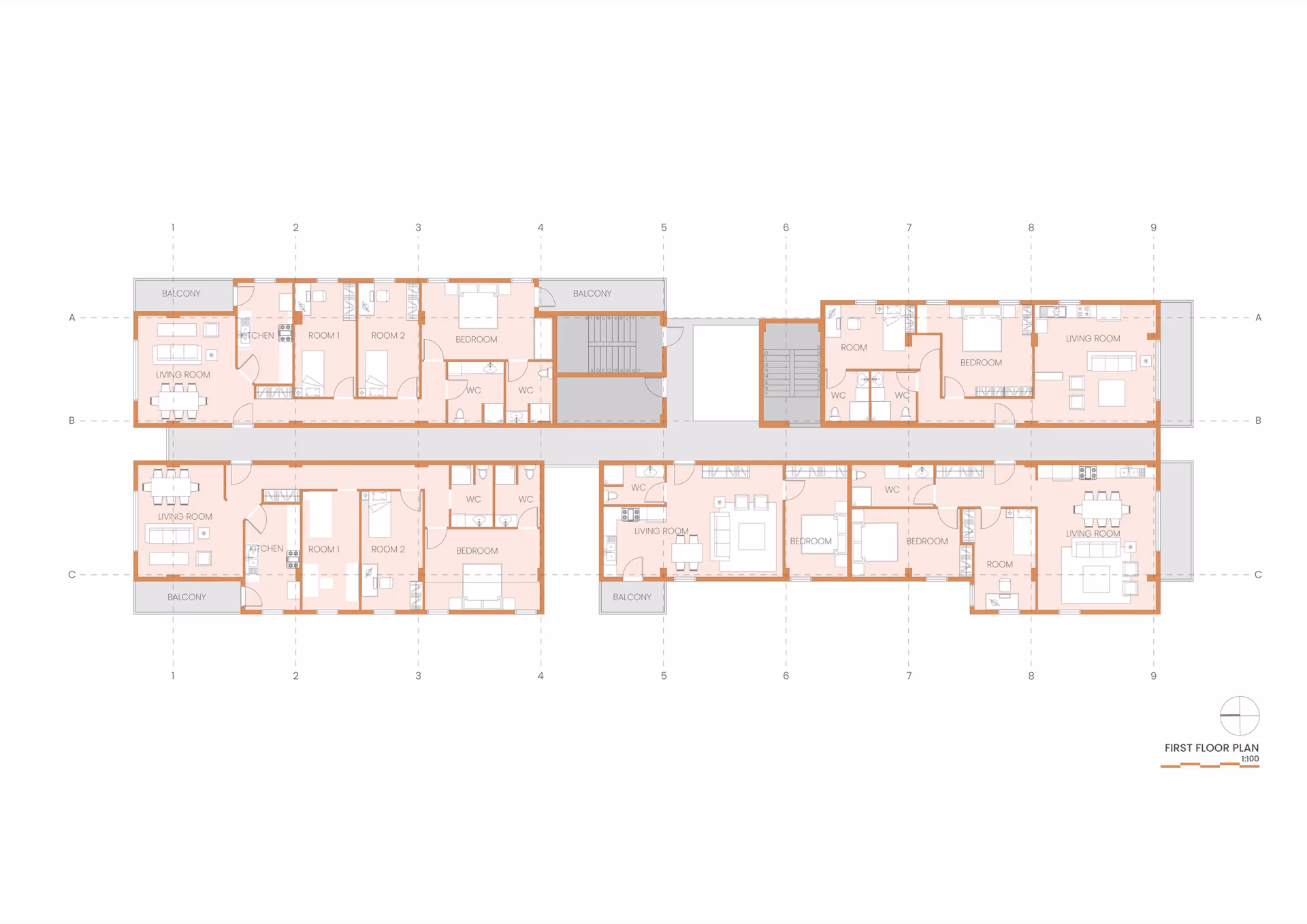 Pixel Apartments, drawings