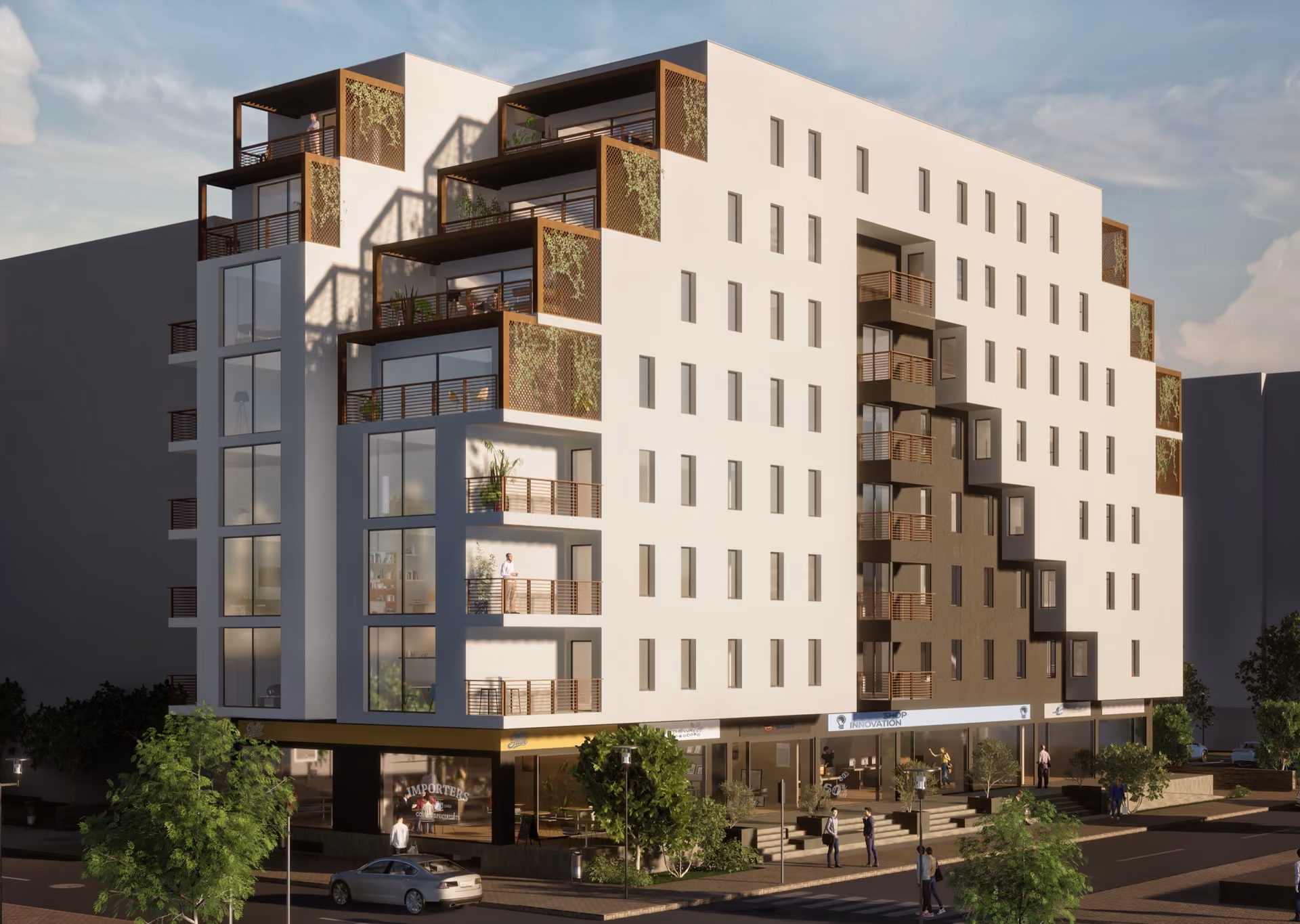 Pixel Apartments, visuals