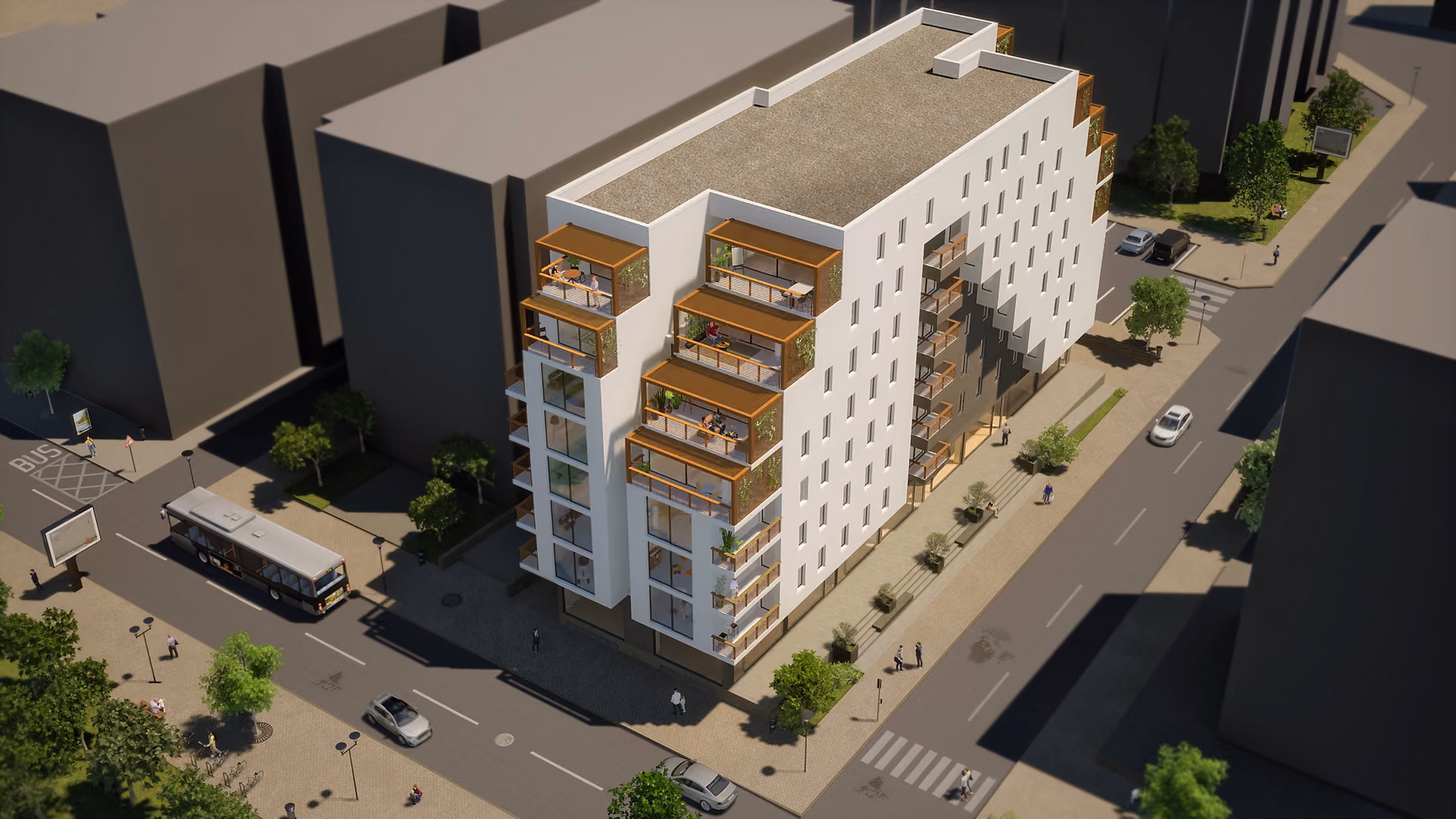 Pixel Apartments, visuals