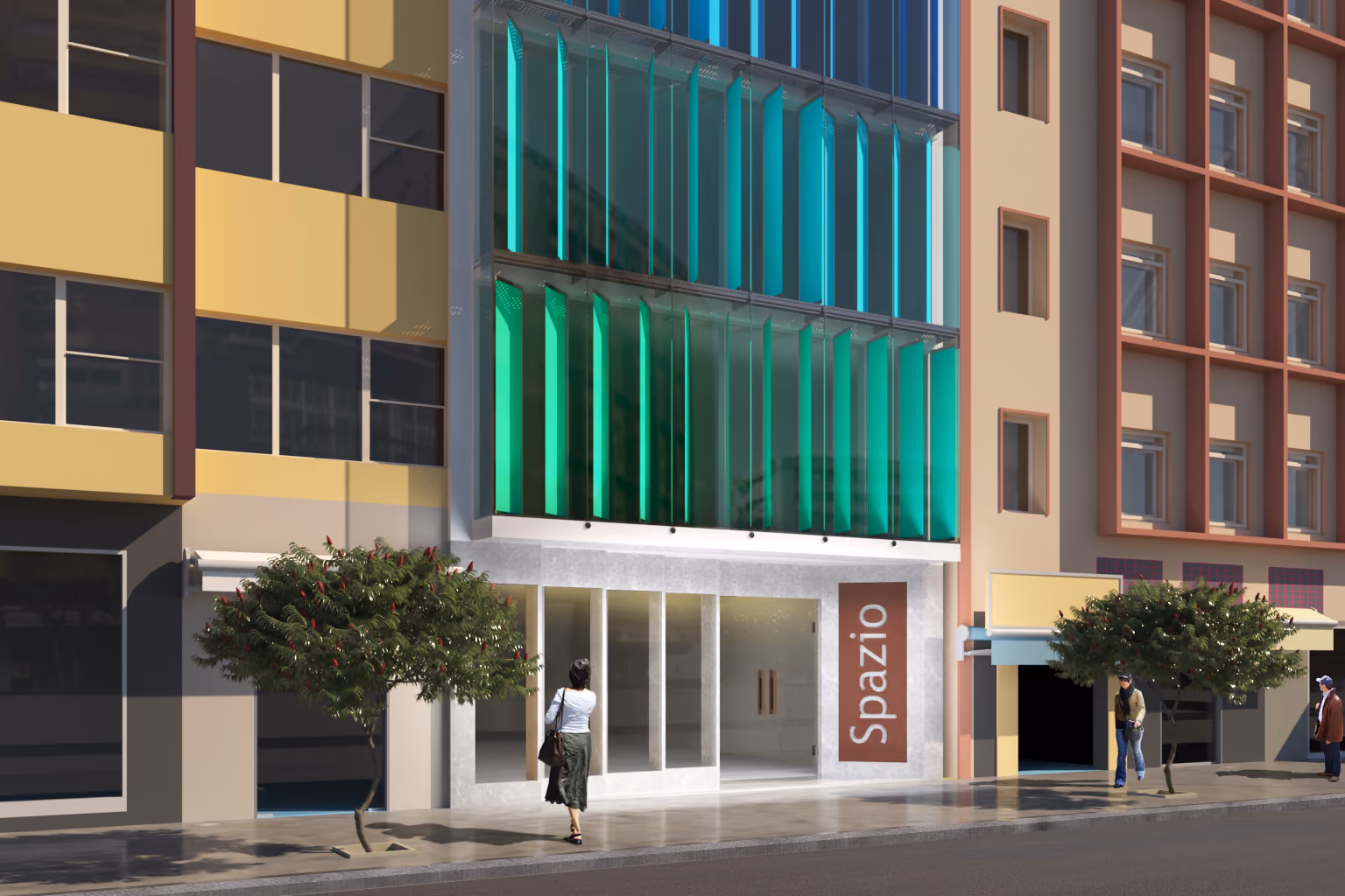 Spazio Center, visuals