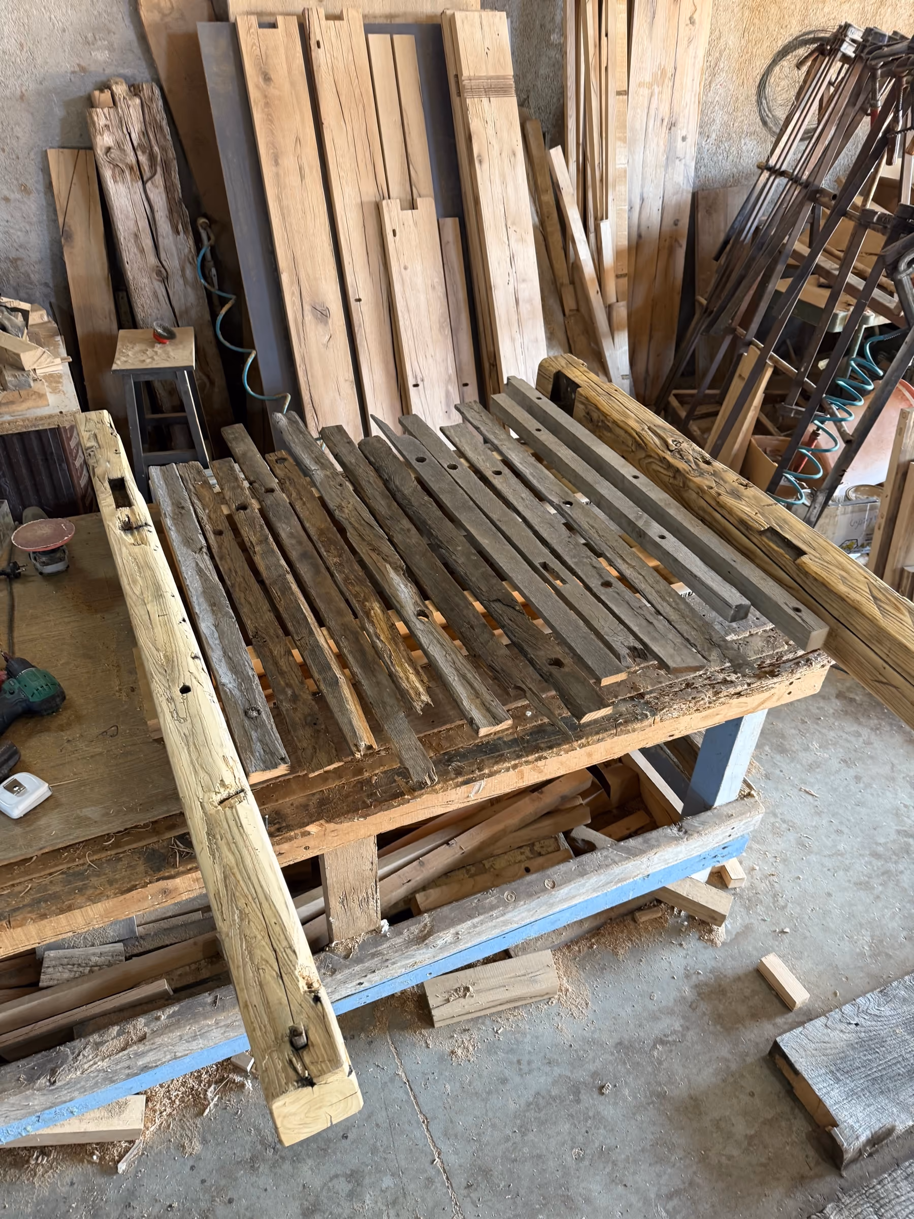 Timber Work, process