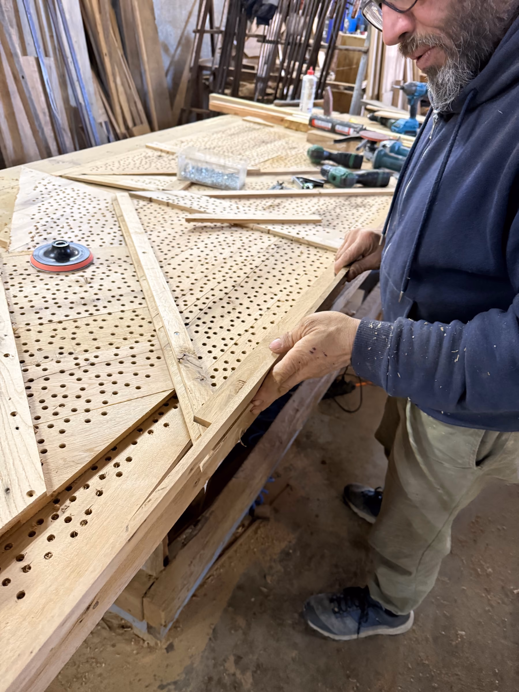 Timber Work, process